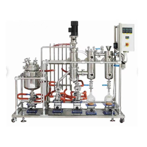 Dispositivo de extracción por destilación molecular de acero inoxidable